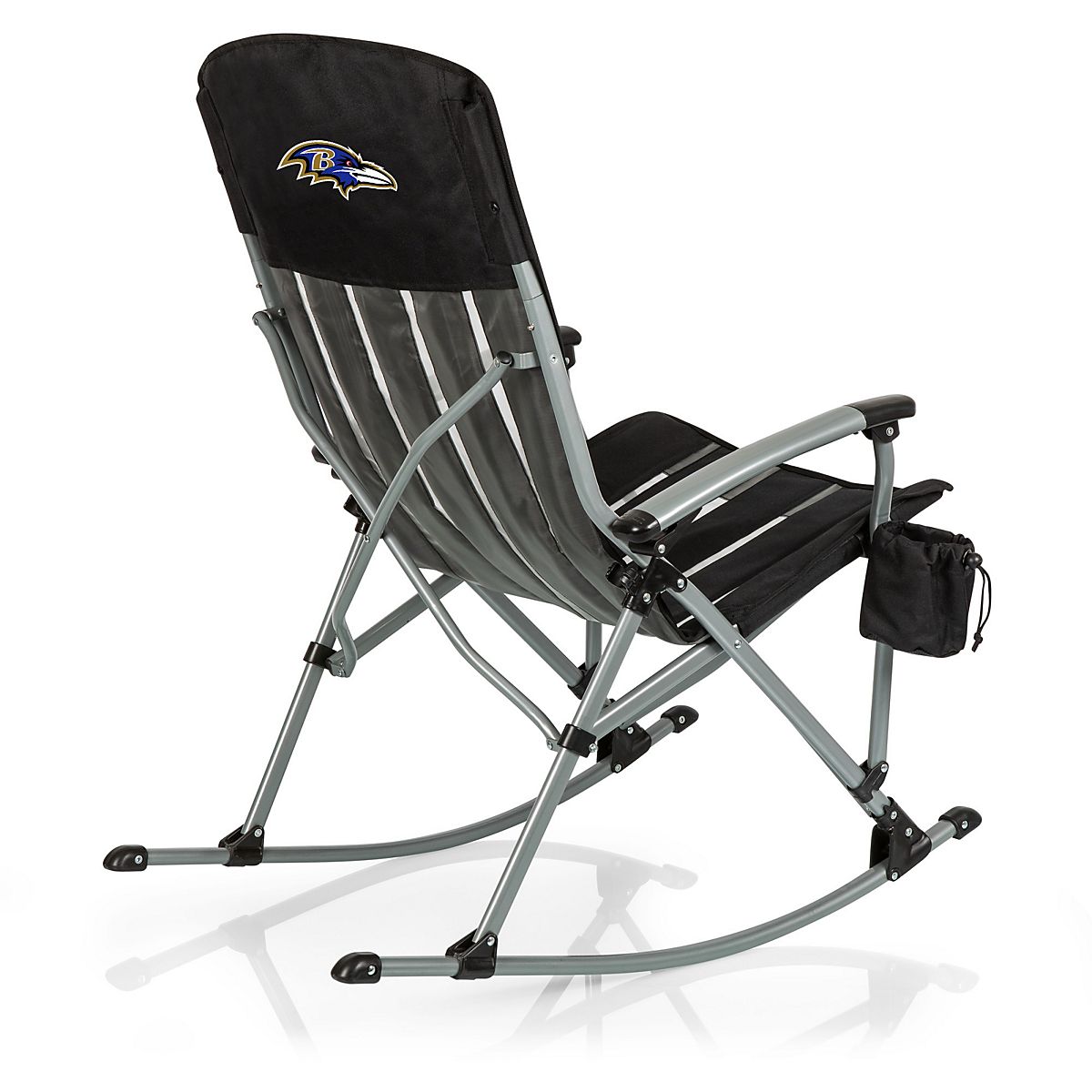 Picnic Time Baltimore Ravens Outdoor Rocking Camp Chair