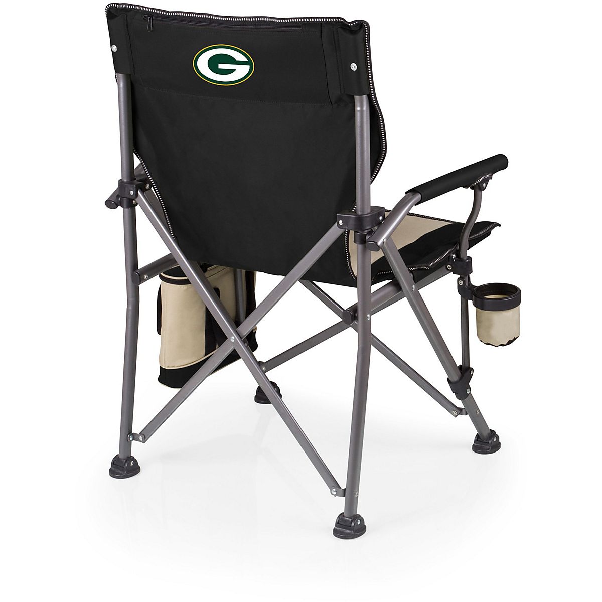 Picnic Time Green Bay Packers Outlander Folding Camp Chair with Cooler ...