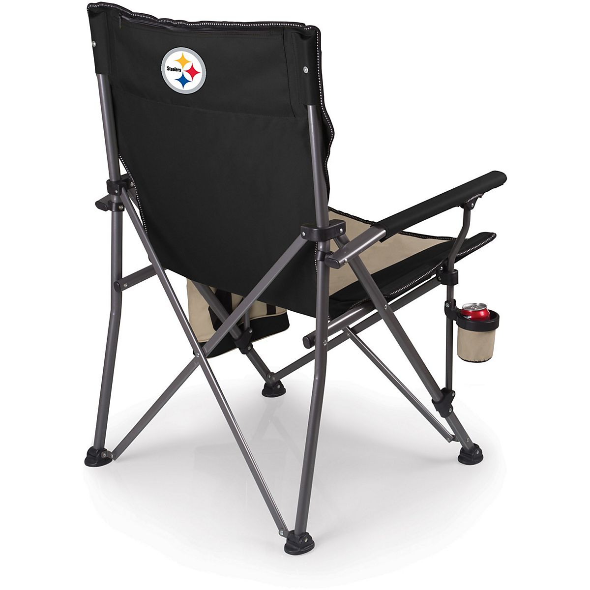 Picnic Time Pittsburgh Steelers Logo Big Bear XXL Camp Chair with