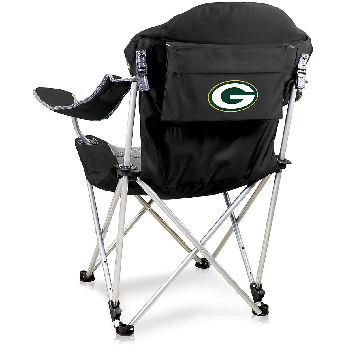 Picnic Time Green Bay Packers Reclining Camping Chair | Academy