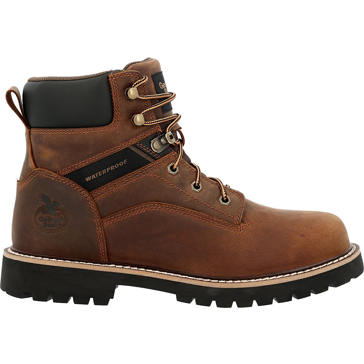 Georgia Men s Core 37 6 in Steel Toe Boots Academy