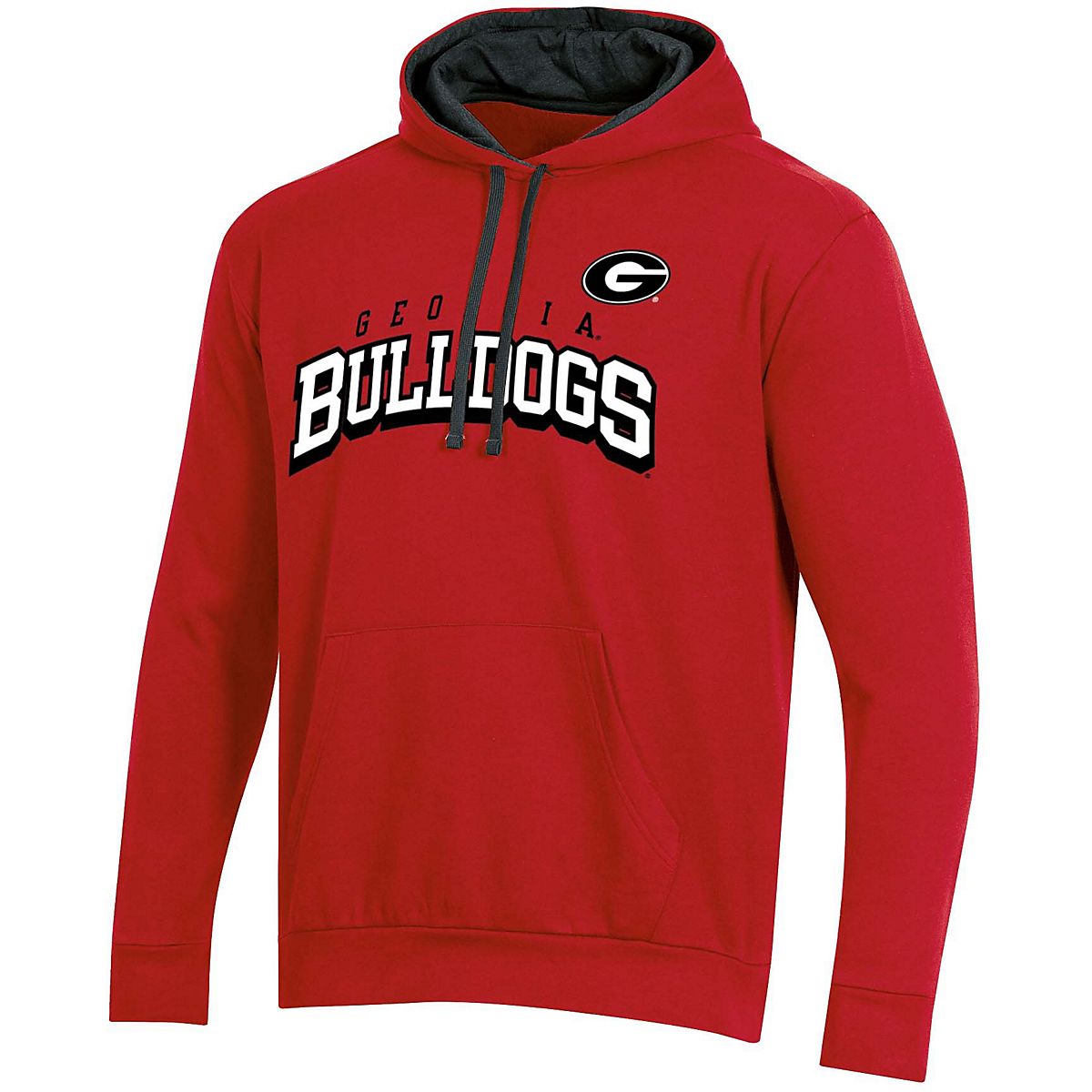 Champion Men's University of Georgia Mascot Arch Fleece Hoodie | Academy