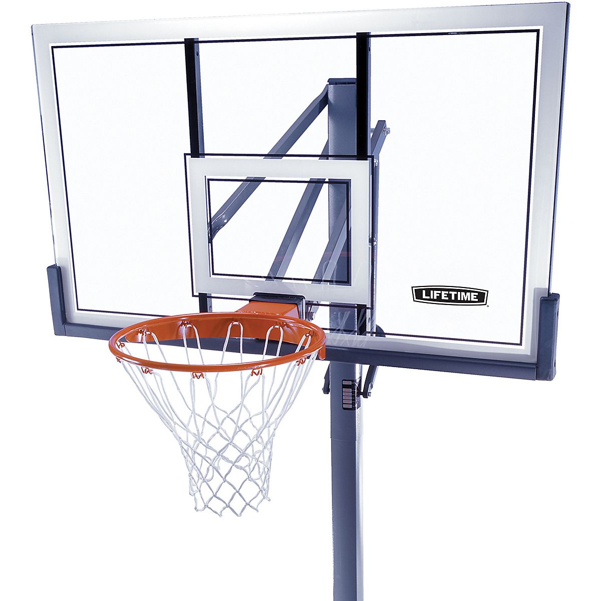 Lifetime Adjustable InGround 54 in Acrylic Basketball Hoop Academy