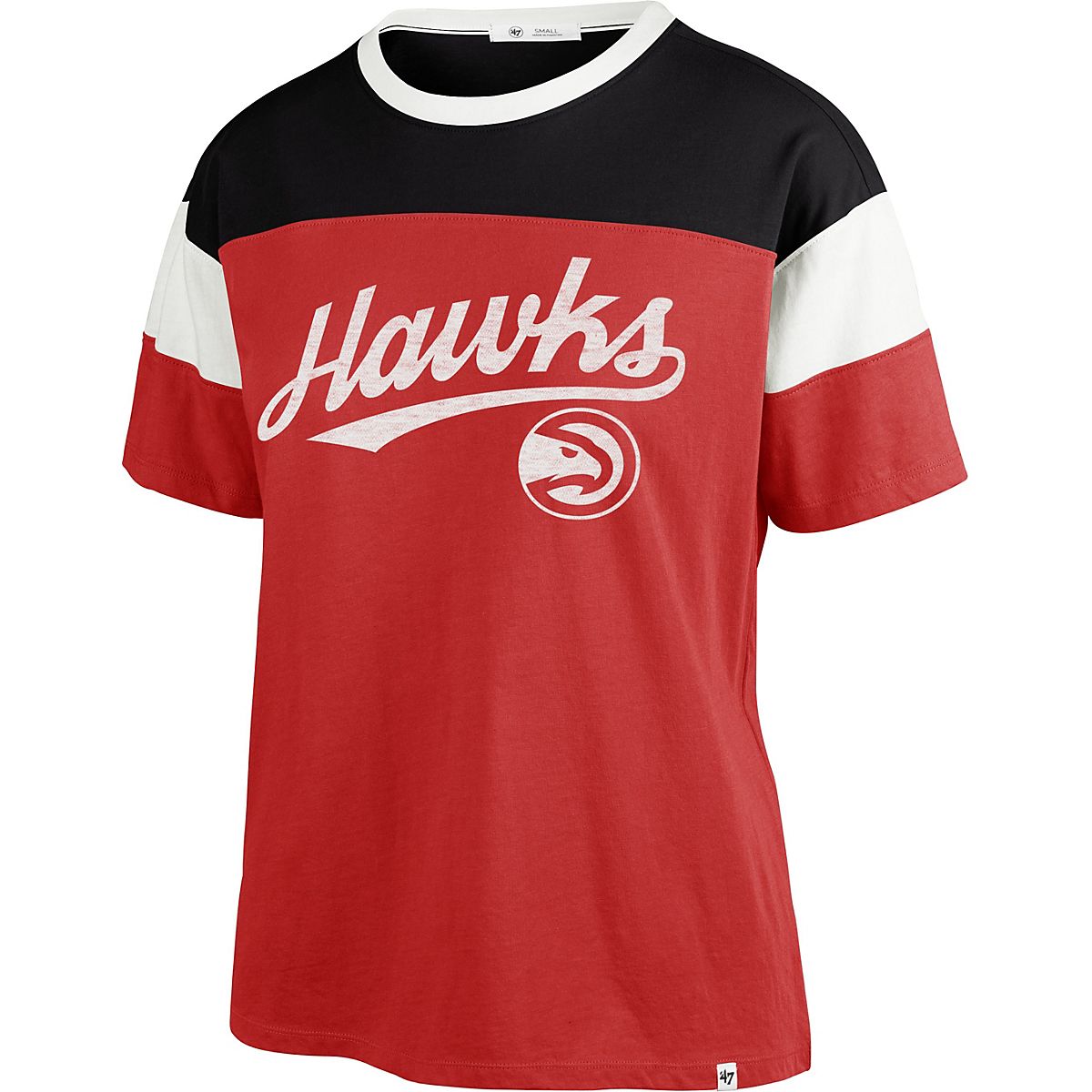 47 Women's Atlanta Hawks Breezy Time Off Short Sleeve Shirt | Academy