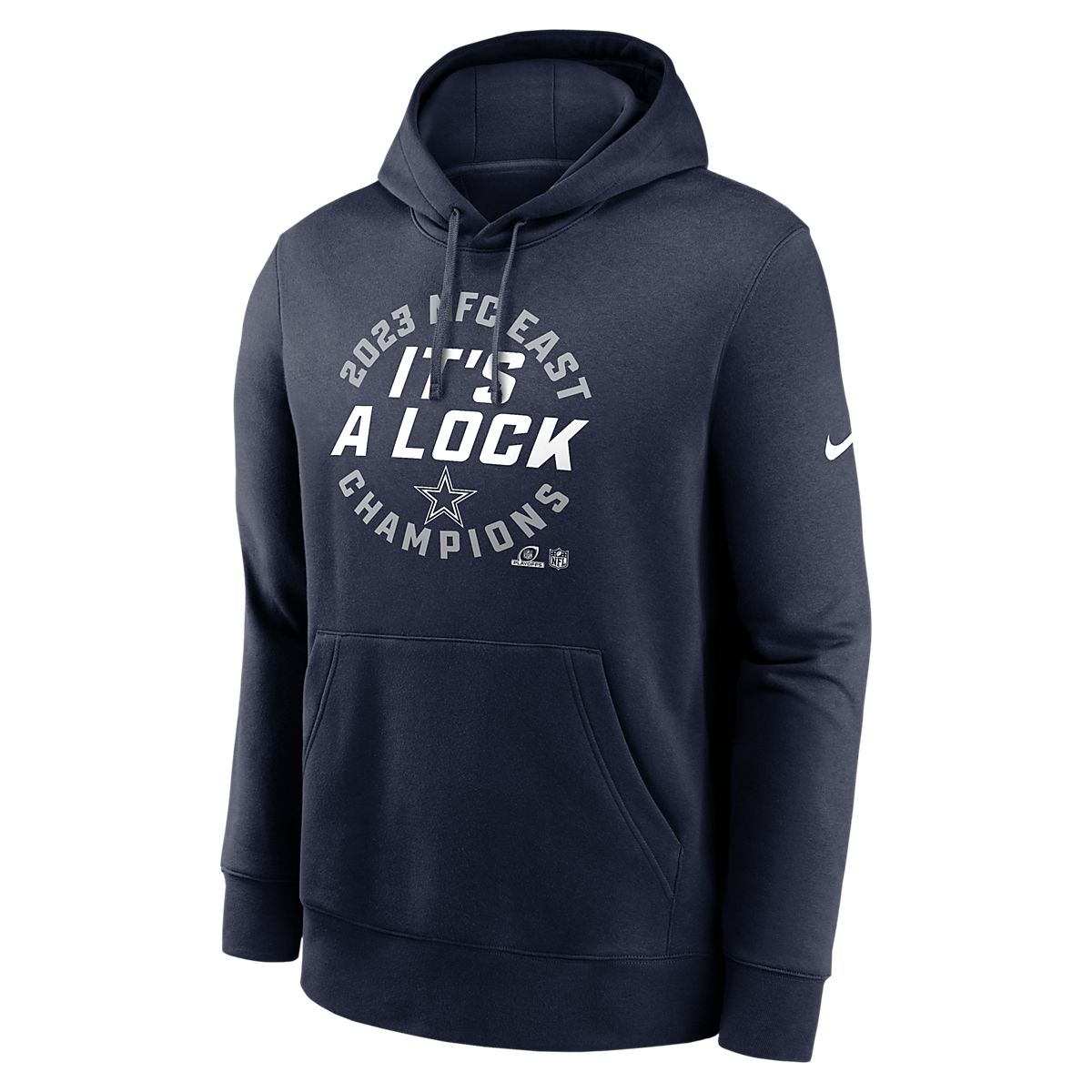 Nike Men's Cowboys Division Champs Trophy Coll Long Sleeve Hoodie | Academy