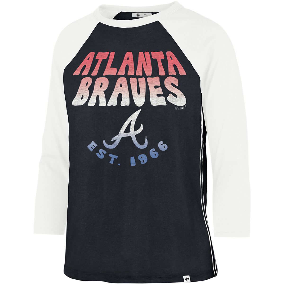 '47 Women's Atlanta Braves Harmony Ava Raglan T-shirt | Academy