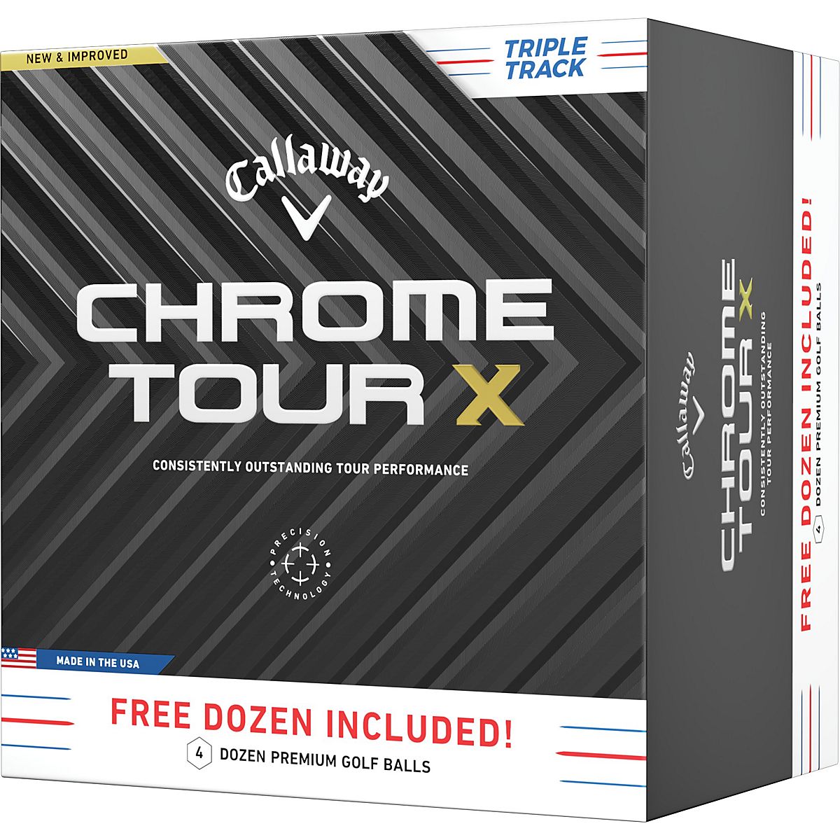 Callaway Chrome Tour X Triple Track Golf Balls 48-Pack | Academy