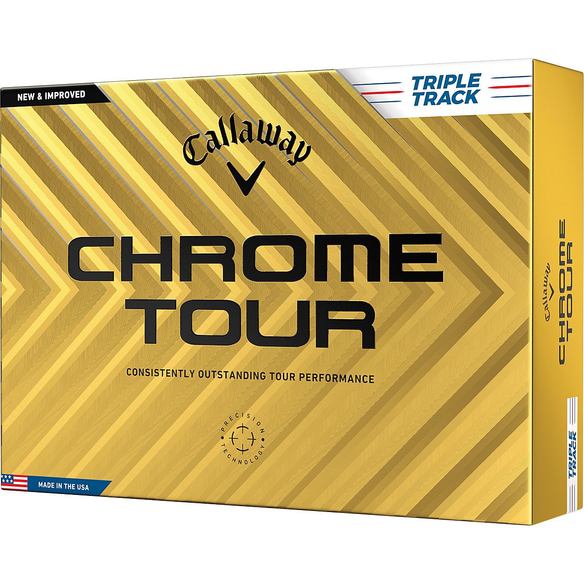 Callaway Chrome Tour Triple Track Golf Balls 12-Pack | Academy