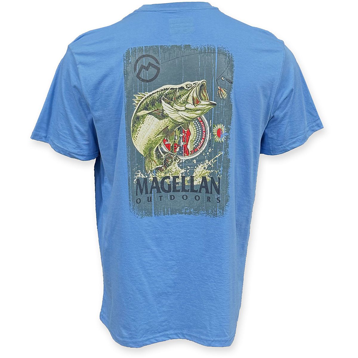 Magellan Outdoors Men's Kentucky BASS FLAG Short Sleeve Graphic T-shirt