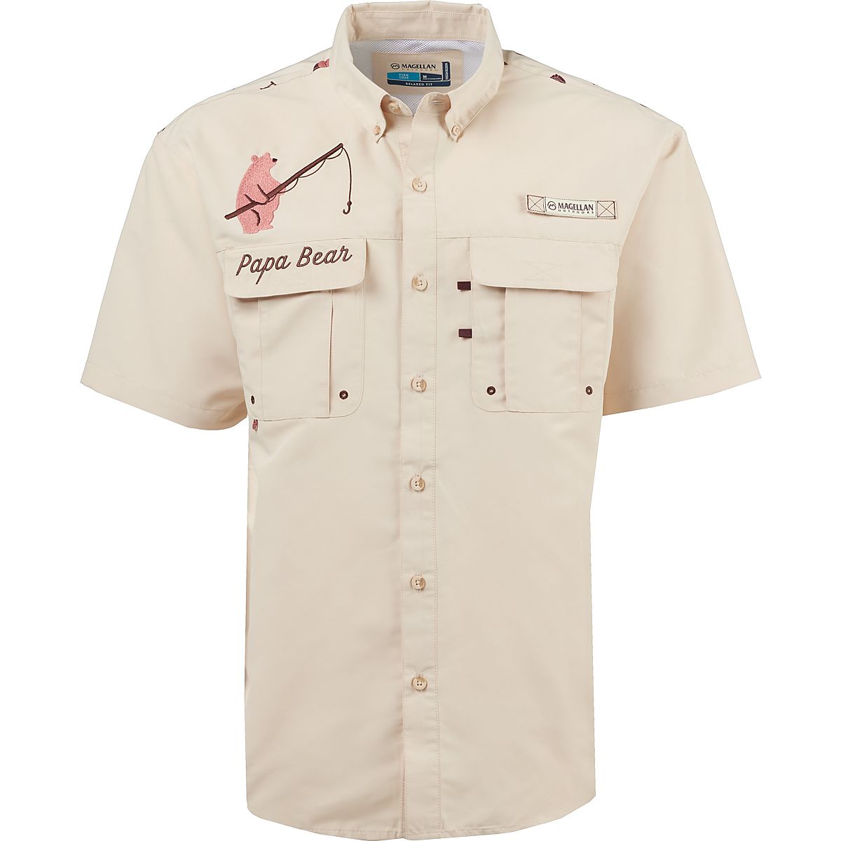 Magellan Men's Laguna Madre Papa Bear Short Sleeve Top | Academy