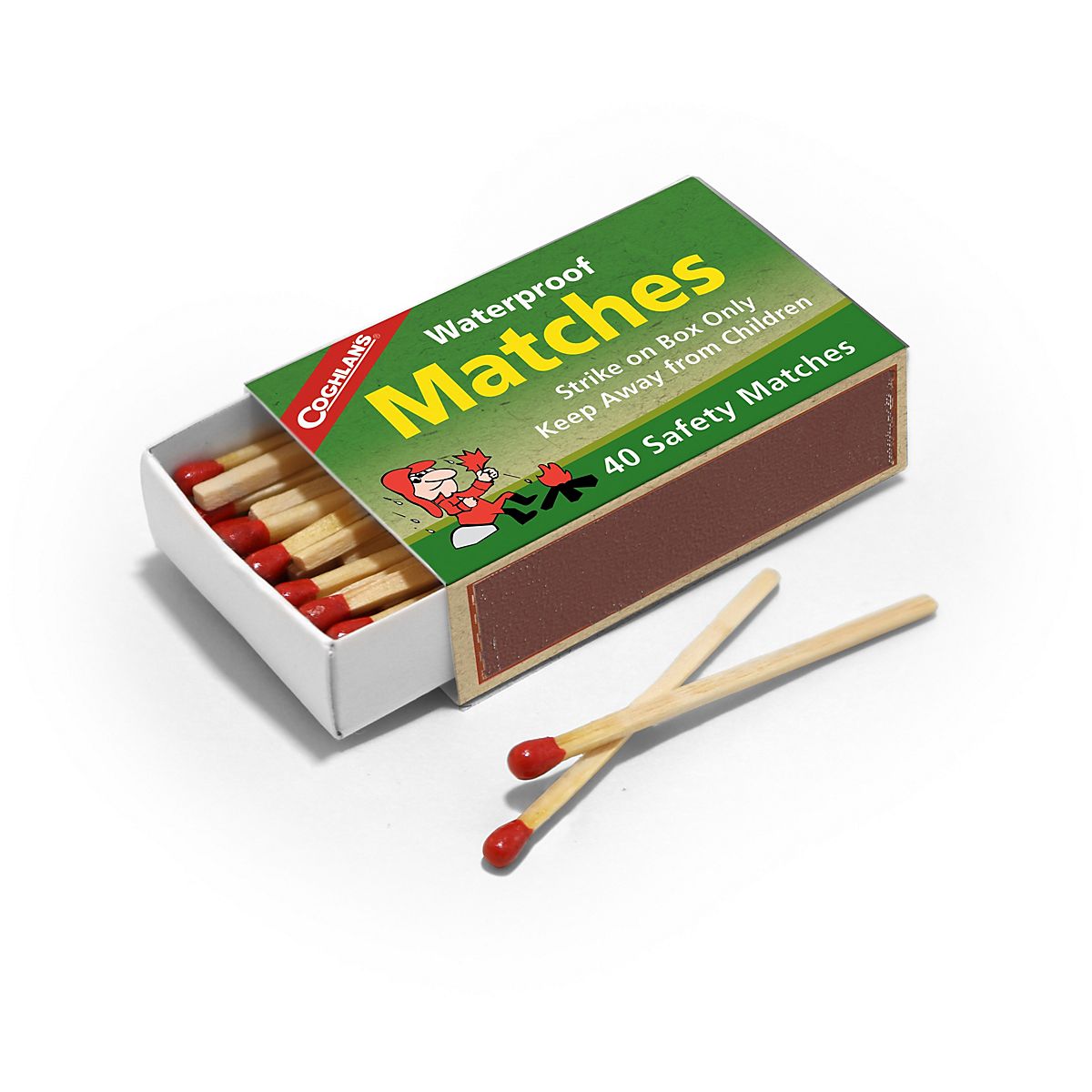 Coghlan's Waterproof Safety Matches - 4 Boxes, 40 Matches Each (Total 160) - Model 940BP - View #3