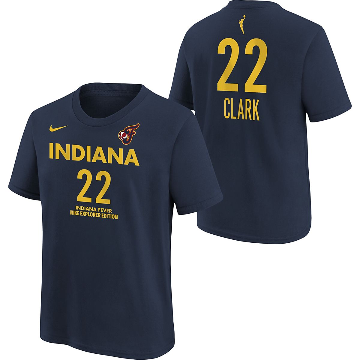 Nike Youth Indiana Fever WNBA Caitlin Clark Explorer Name & Number T ...