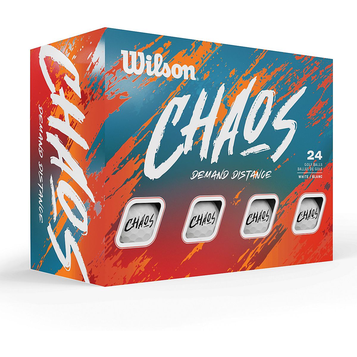 Wilson Chaos Golf Balls 24-Pack