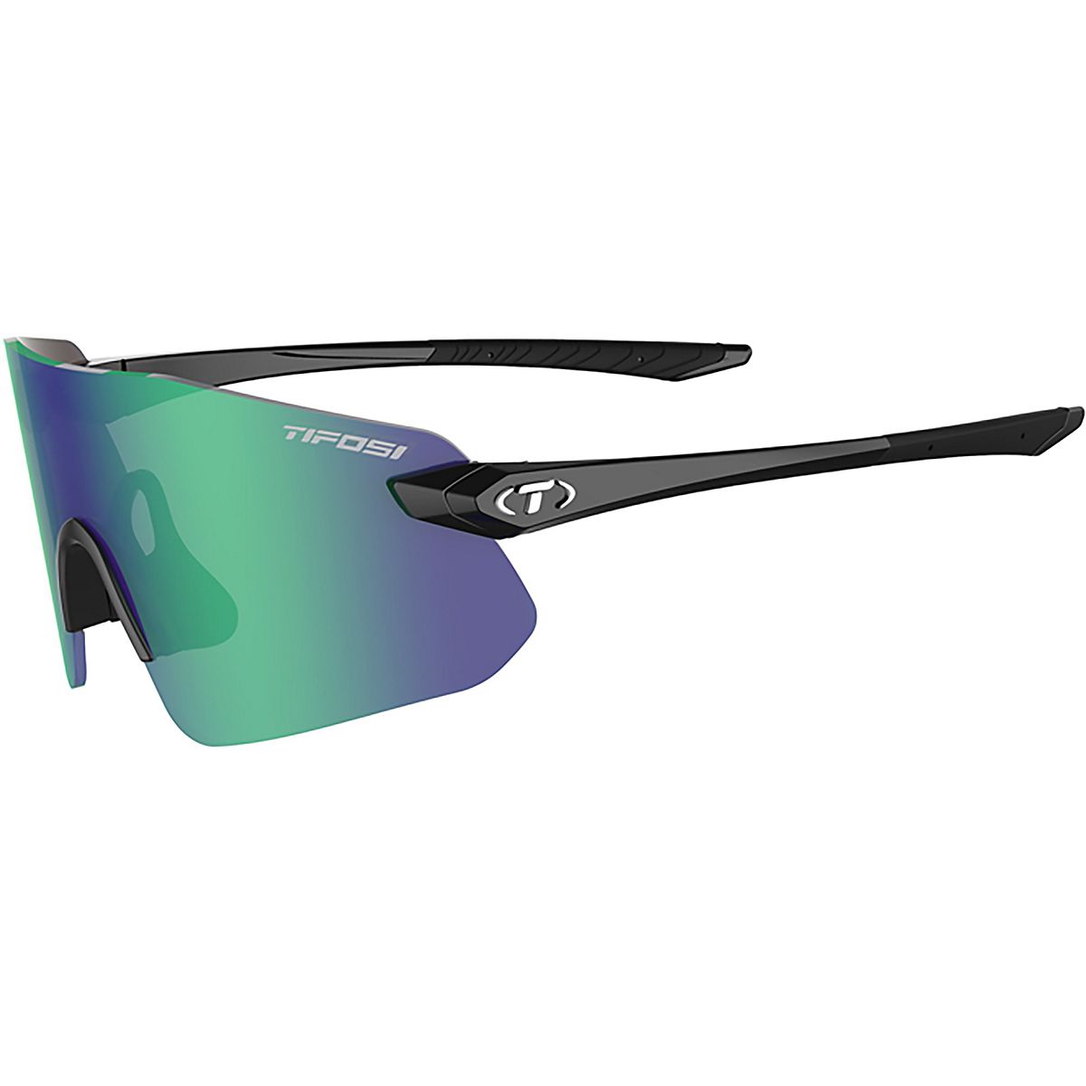 Occhiali Da Sole Tifosi Optics Vogel XC, Lenti Specchio Blu, Montatura Trasparente Satinata, Sportivi