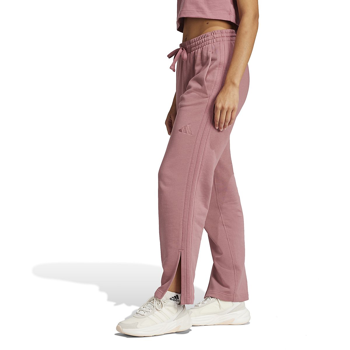 adidas Women's ALL SZN French Terry 3-Stripes Straight Leg Pants
