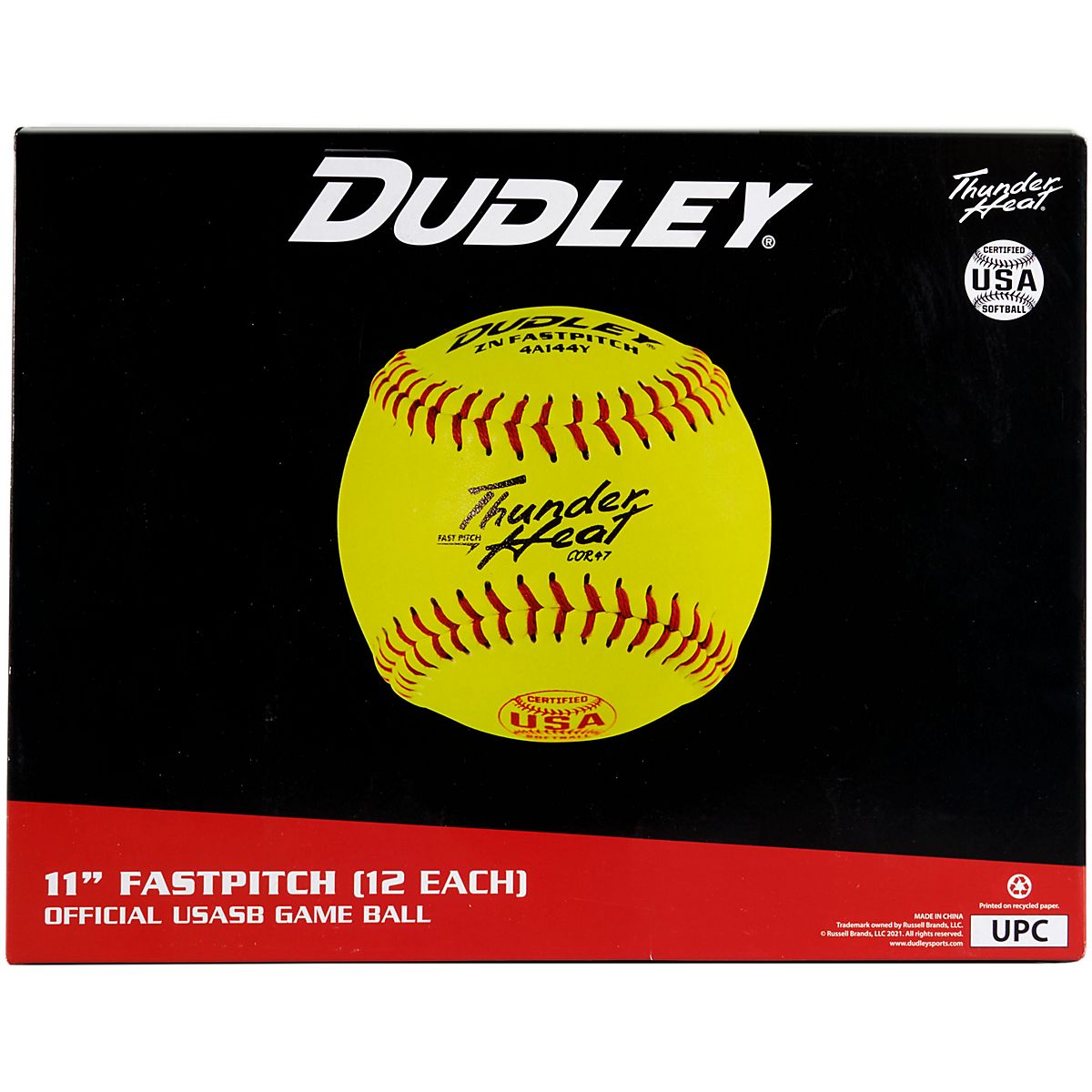 Dudley Thunder Heat ZN 11 in Fastpitch Softballs 12Pack Academy