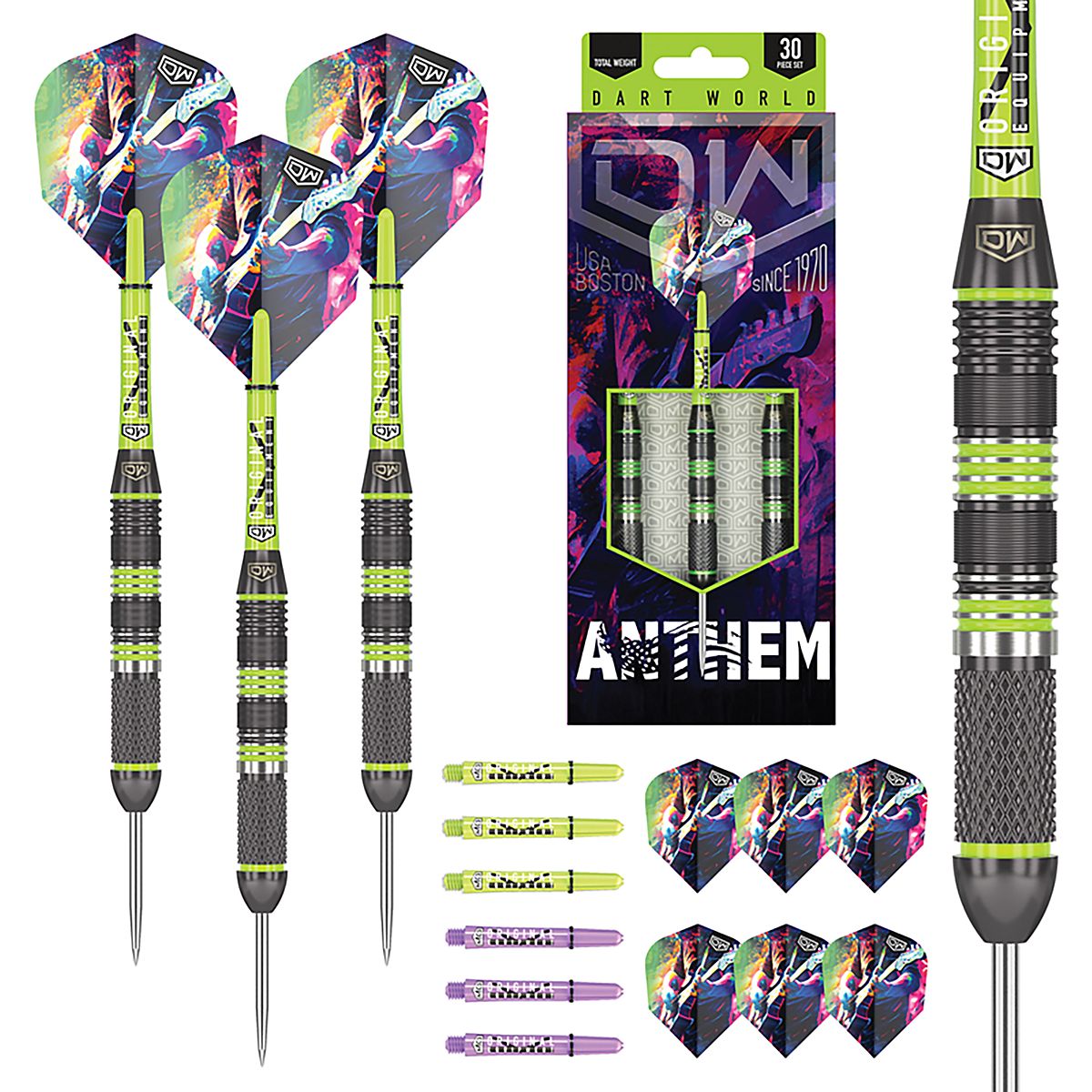 Dart World Anthem Steel Darts | Academy