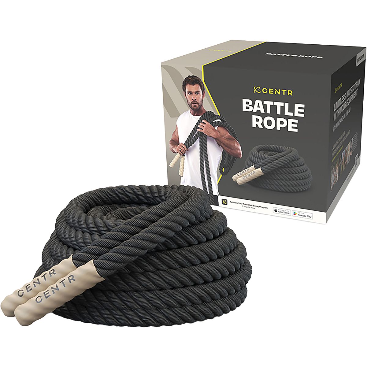 CENTR Battle Rope Free Shipping at Academy