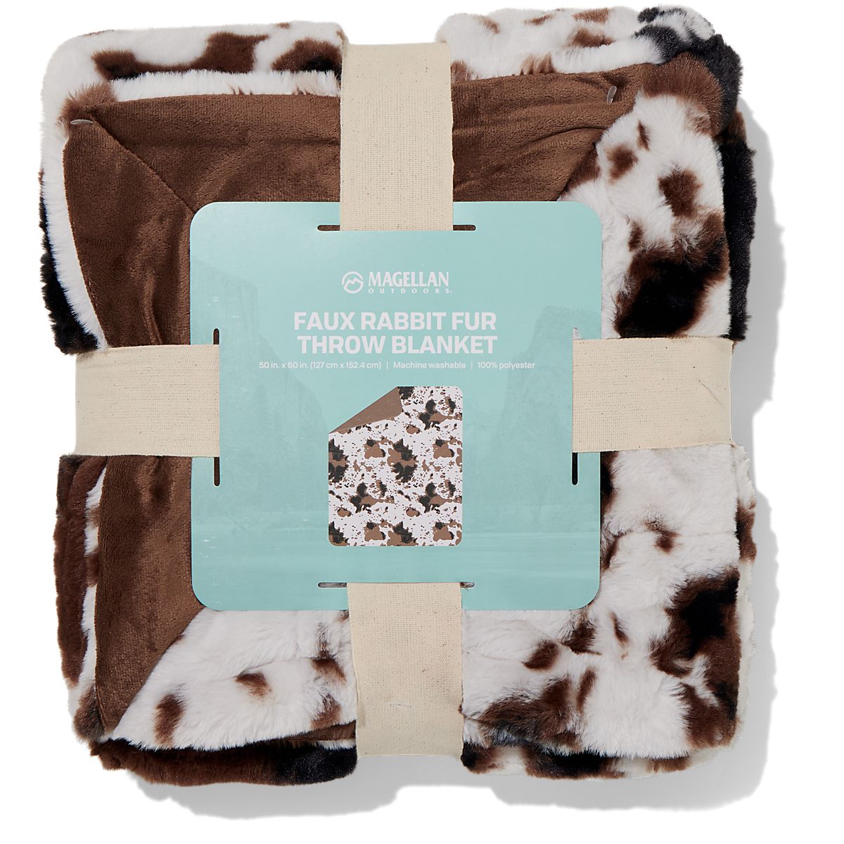 Magellan Outdoors 50x60 Faux Rabbit Fur Throw Blanket | Academy
