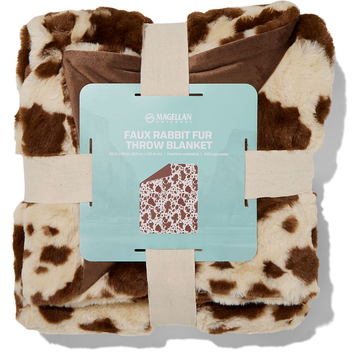Magellan Outdoors 50x60 Faux Rabbit Fur Throw Blanket | Academy