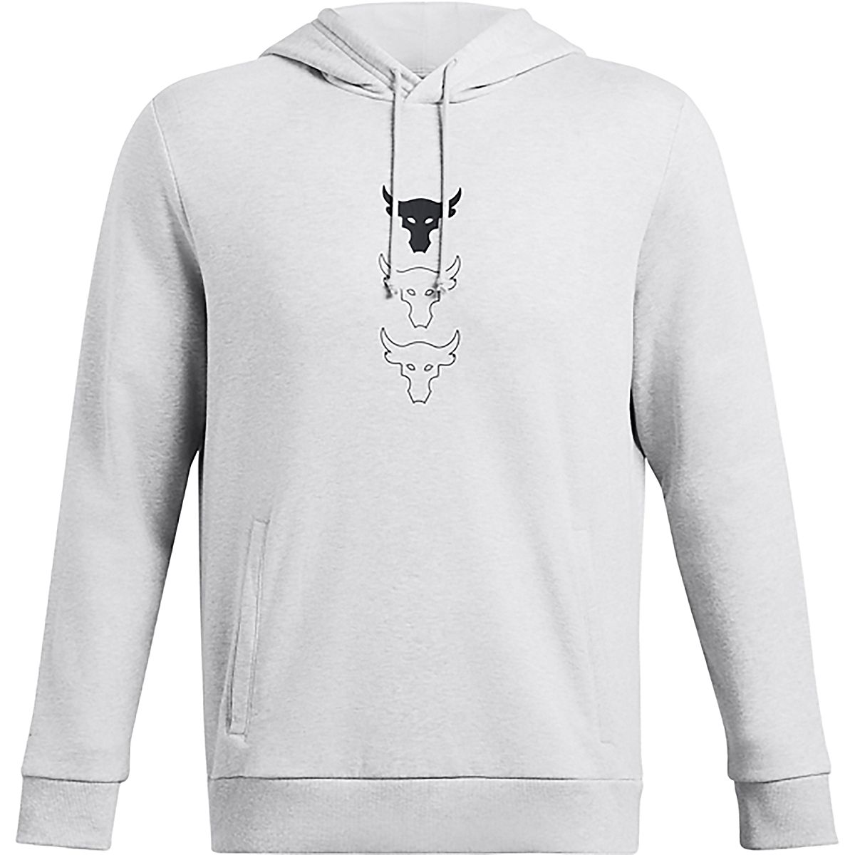 Under Armour Men s Project Rock Rival Fleece Hoodie M Mod Grey Light Heather