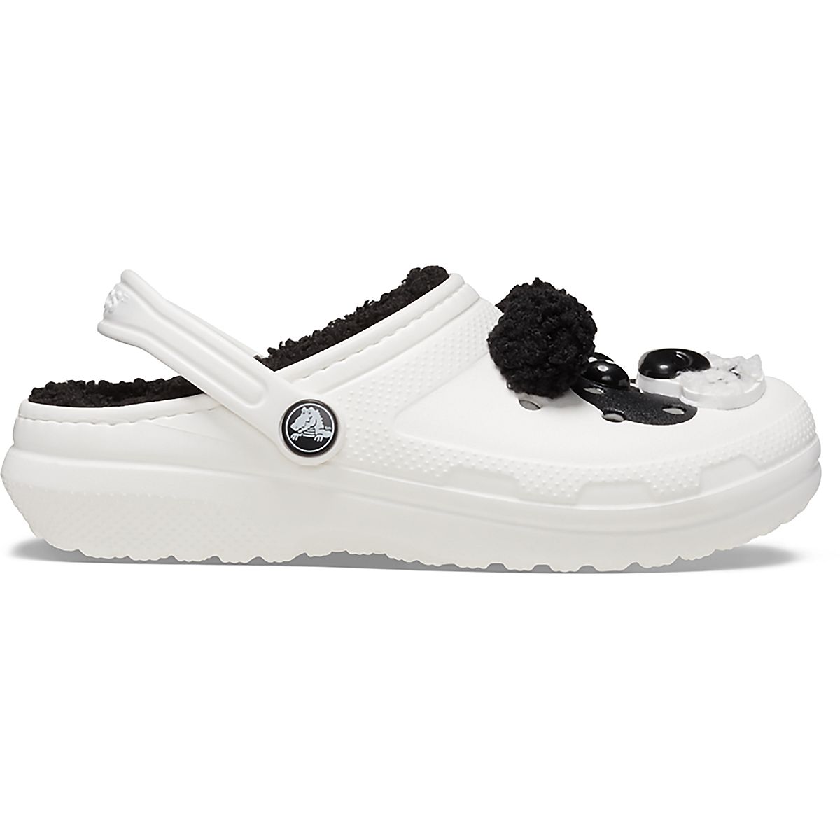 Crocs Toddler Classic Fun Lab Panda Lined Clog | Academy