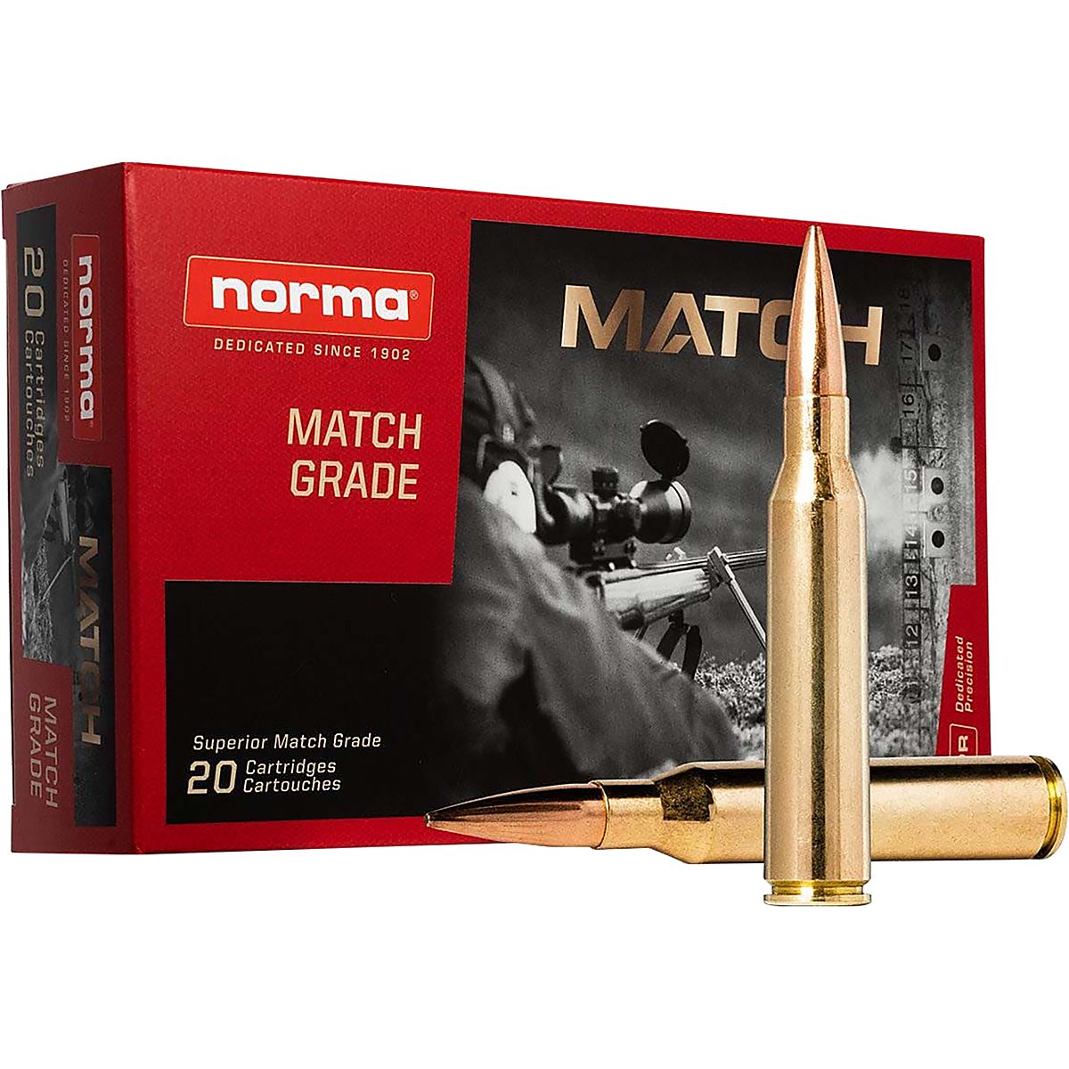 Norma USA American PH Sierra HPBT .338 Norma Mag 300-Grain Centerfire ...