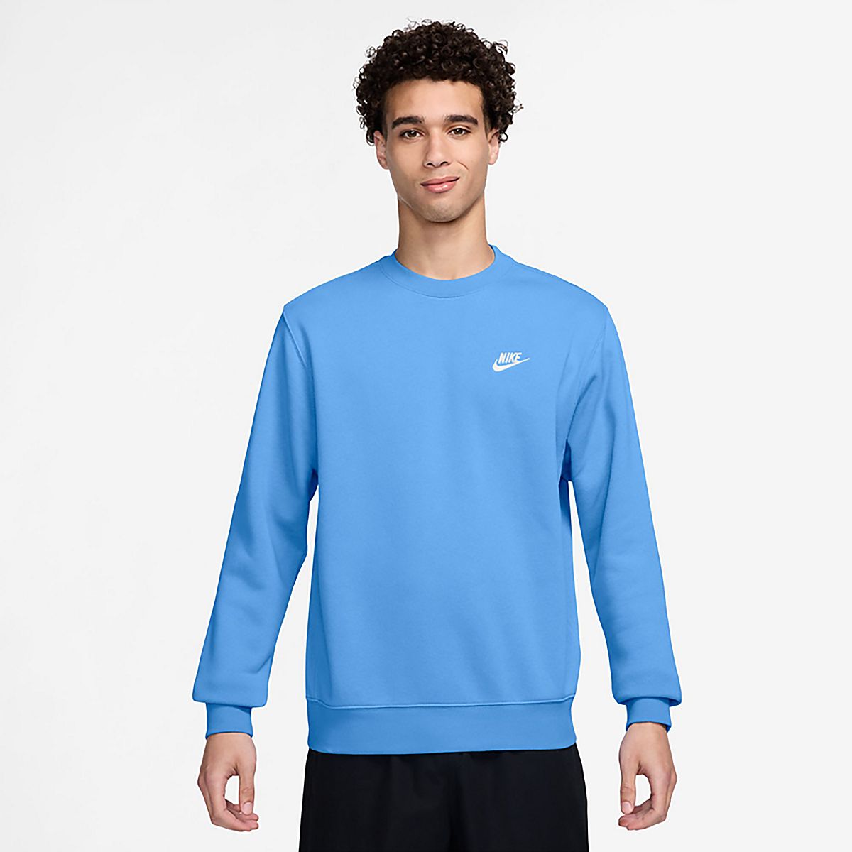 Nike ナイキ Men's Crew Sweatershirt トレーナー Nike Men's Sportswear Club Fleece Crew Pullover | Academy