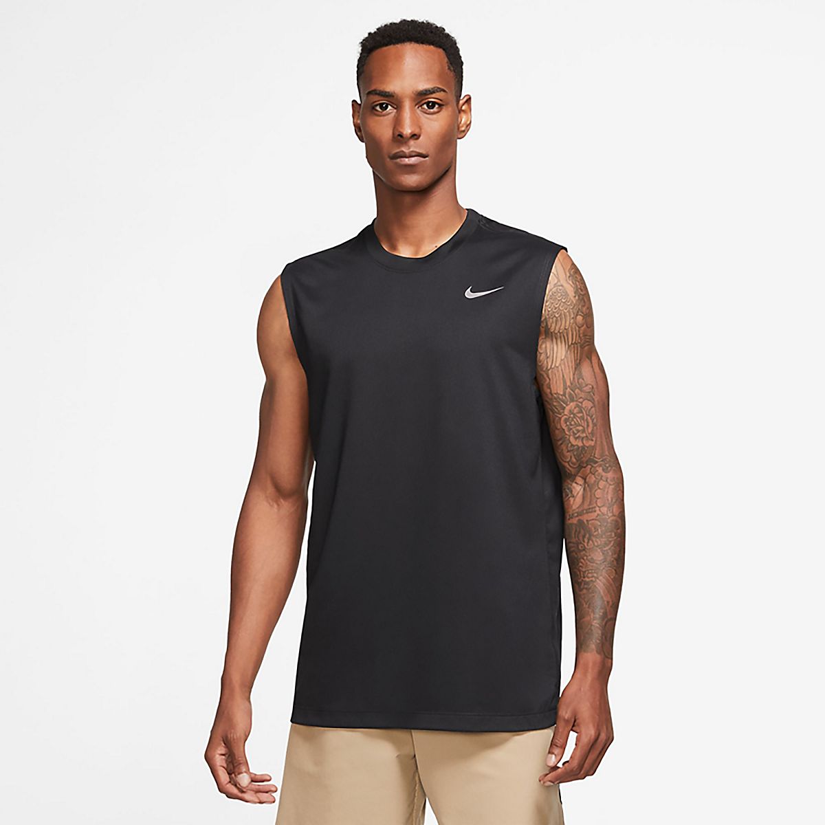 Nike Mens Legend Dri Fit Sleeveless T Shirt (4X-Large Grey) main image 1