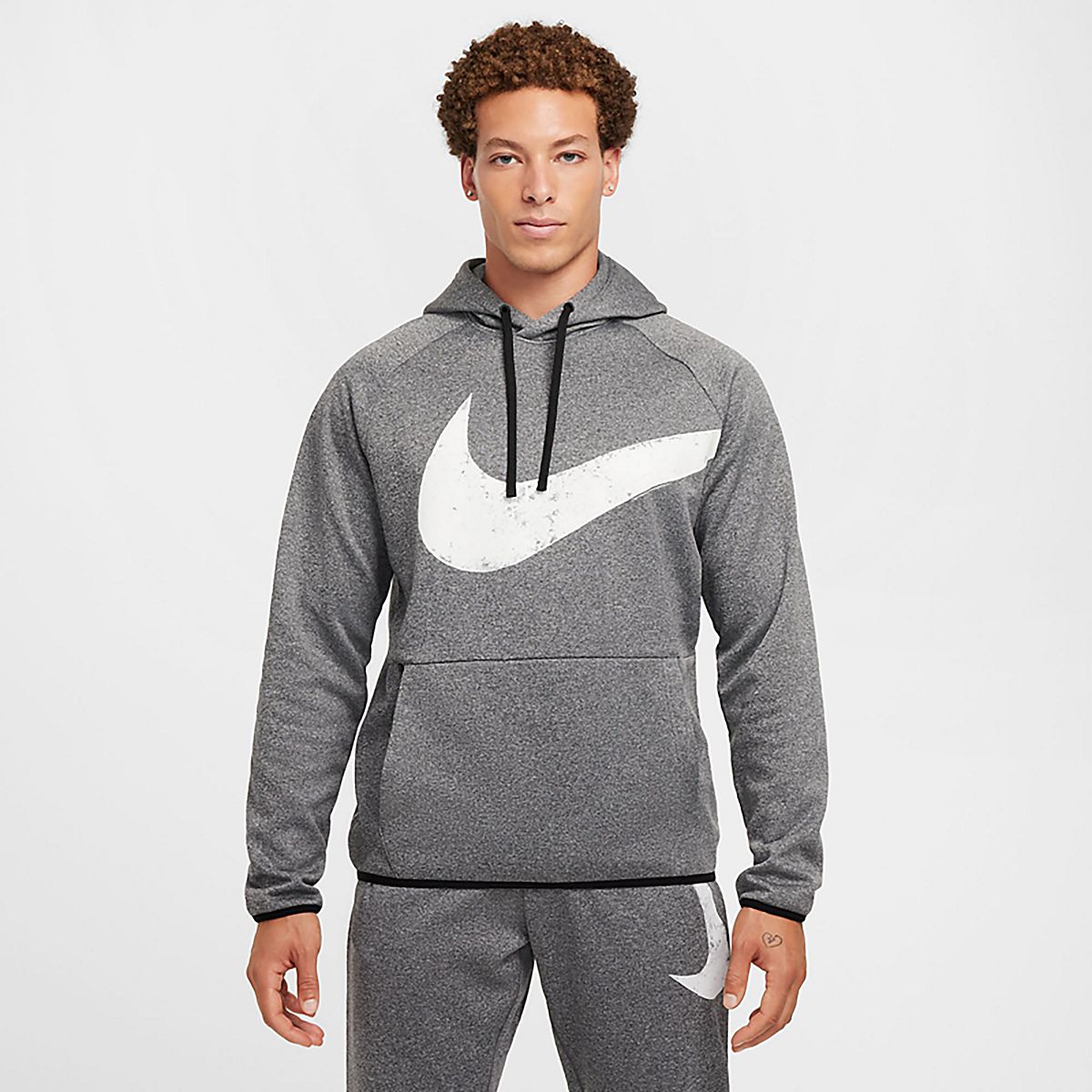 Nike Swoosh Black Therma - Fit orders Hoodie