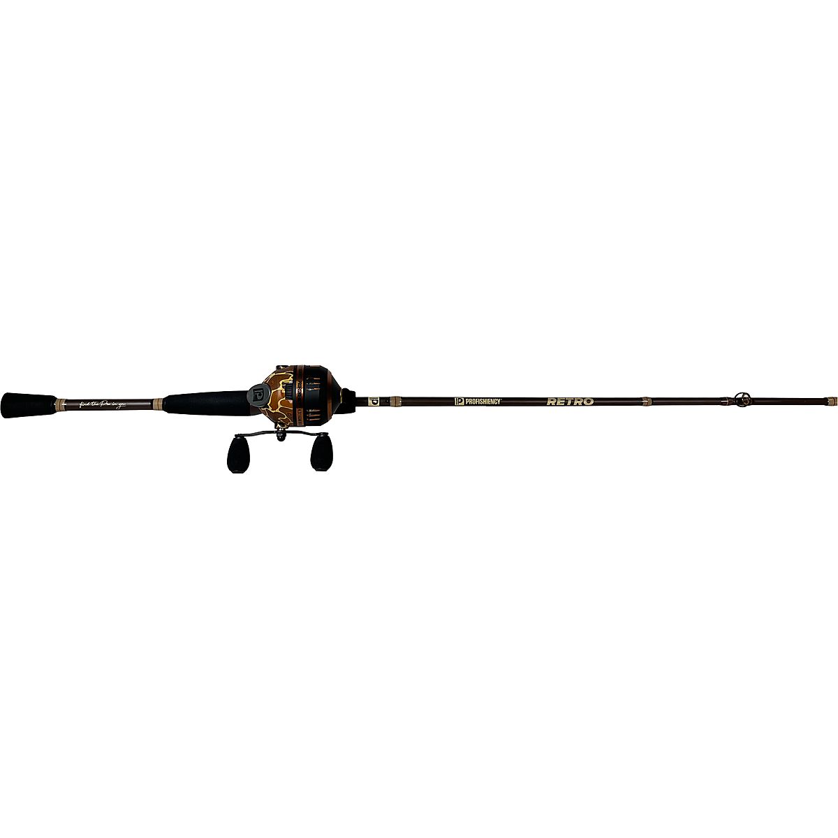 ProFISHiency Retro 6 ft M Freshwater Spincast Rod and Reel Combo