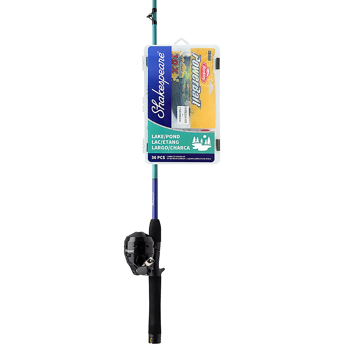 Shakespeare Catch More Fish Lake Pond Spincast Combo