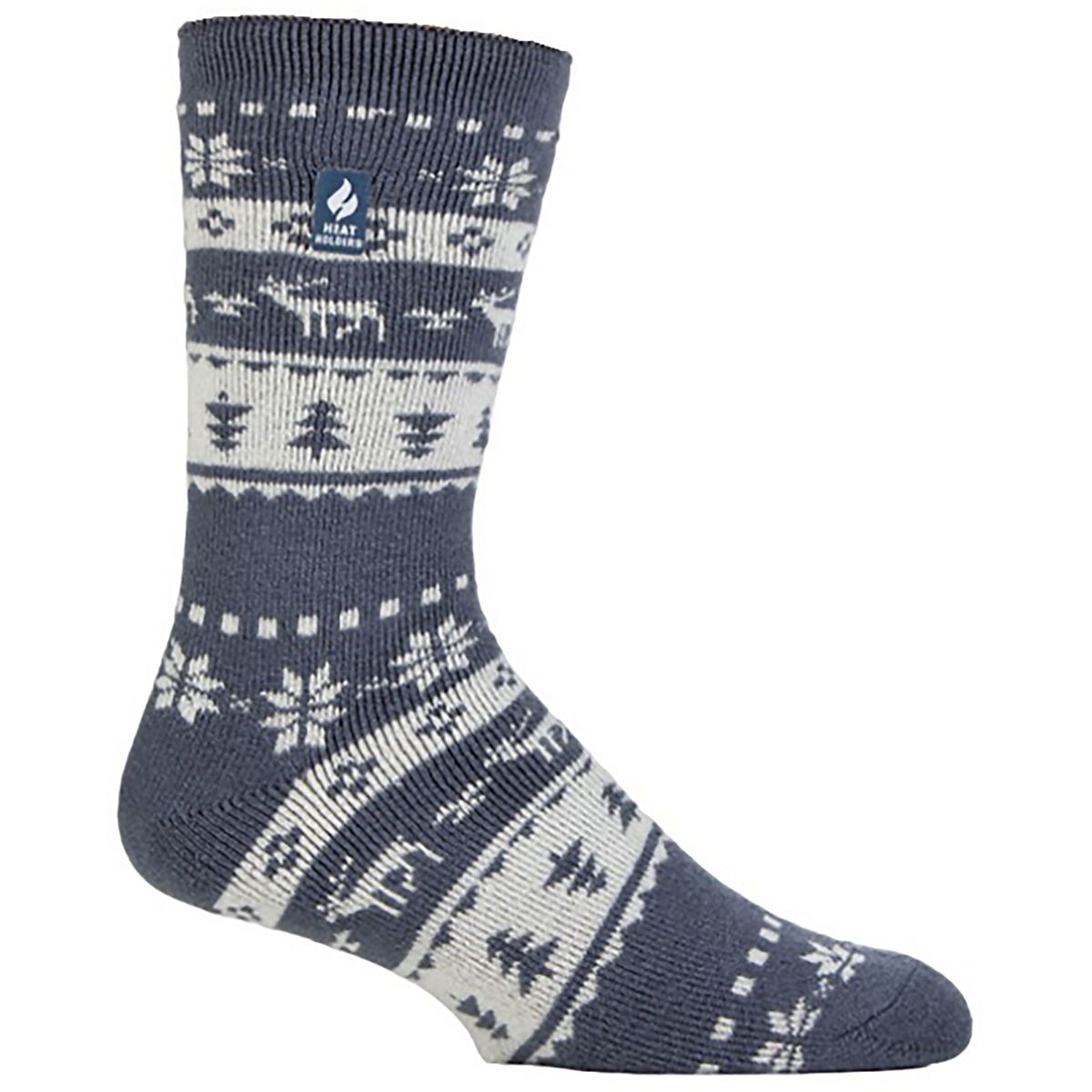 Heat Holders Men's Lite Jasper Holiday Outdoor Fairisle Crew Socks ...
