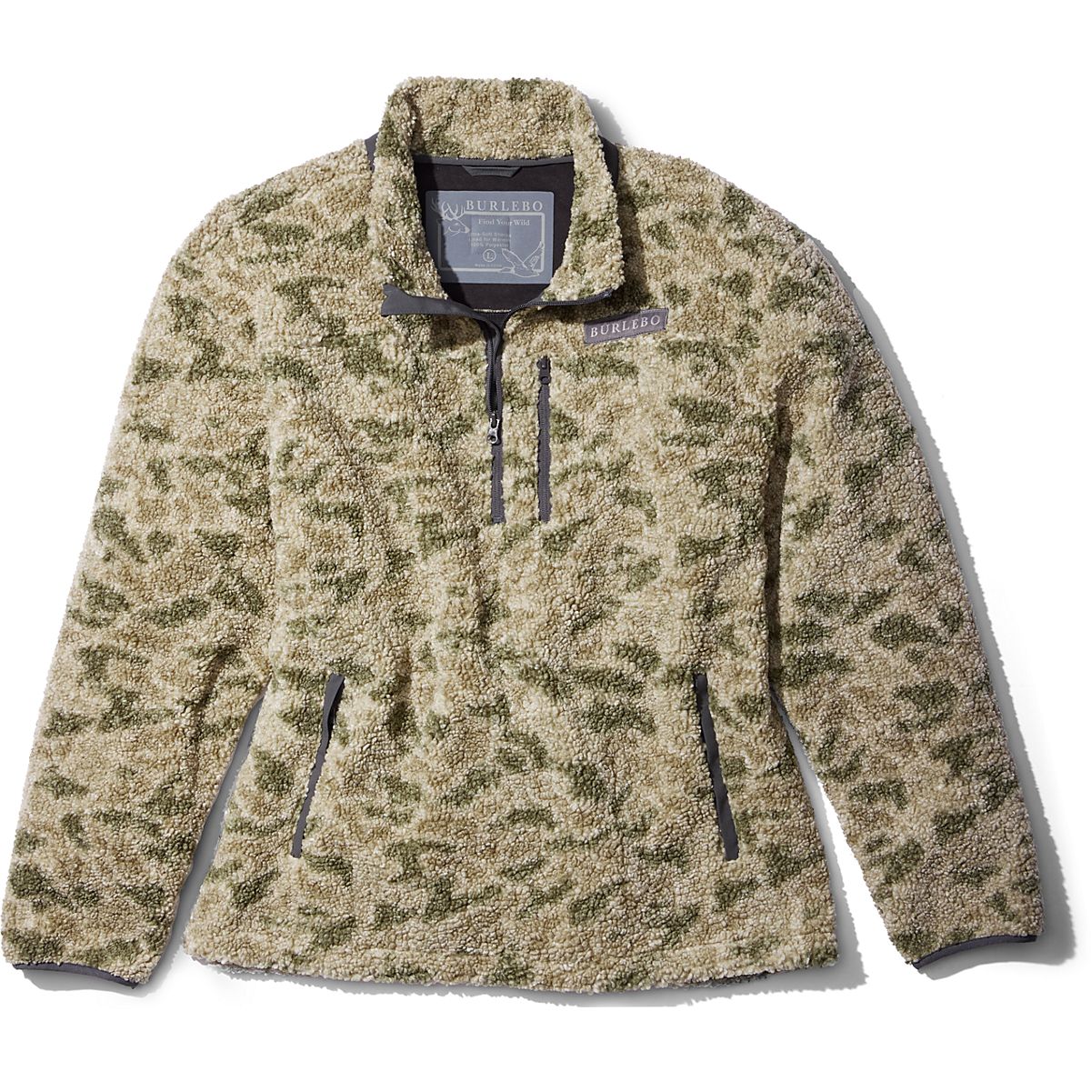 Burlebo Men's Alpine Sherpa Quarter-Zip Jacket | Academy