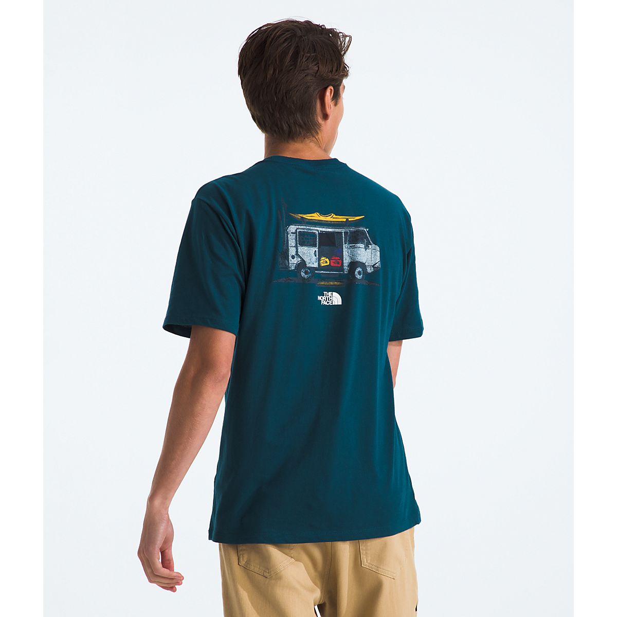 ★THE NORTH FACE★ Men's Camp Day Short Sleeve T-Shirt MANGO The North Face Men's Adventure Short Sleeve T-Shirt - NF0A88X5