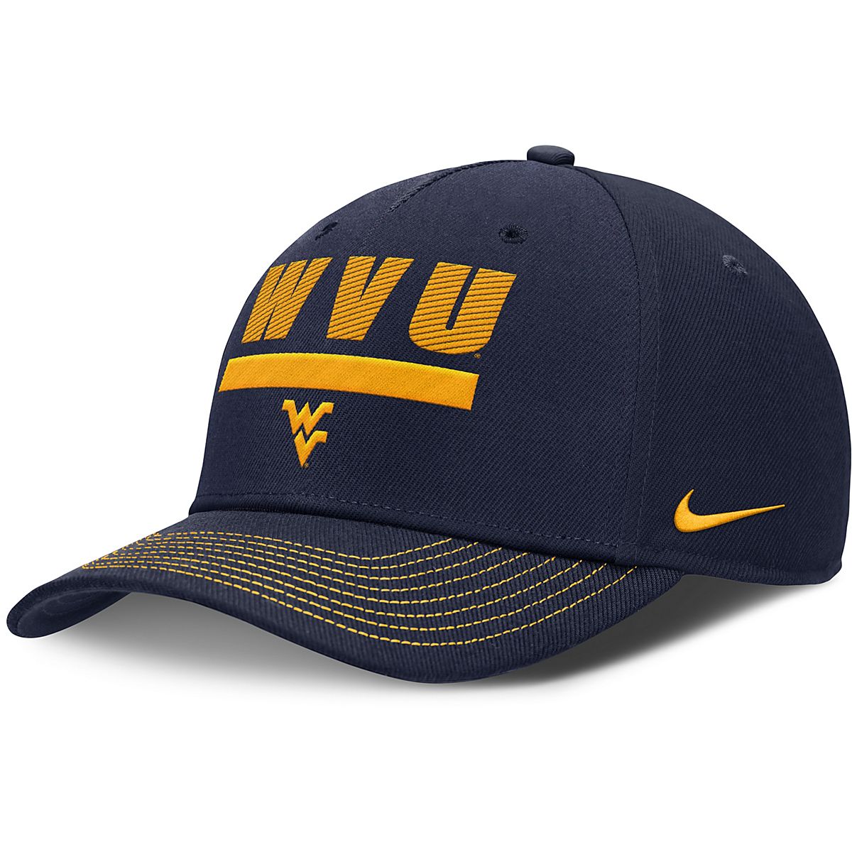Nike West Virginia Rise Structured Adjustable Cap | Academy