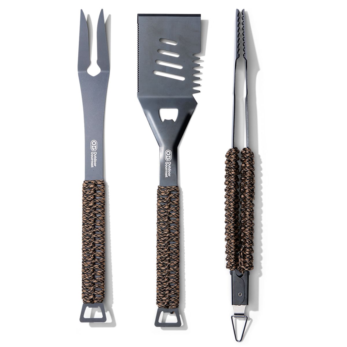 Outdoor Gourmet Paracord 3-Piece Barbecue Tool Set | Academy