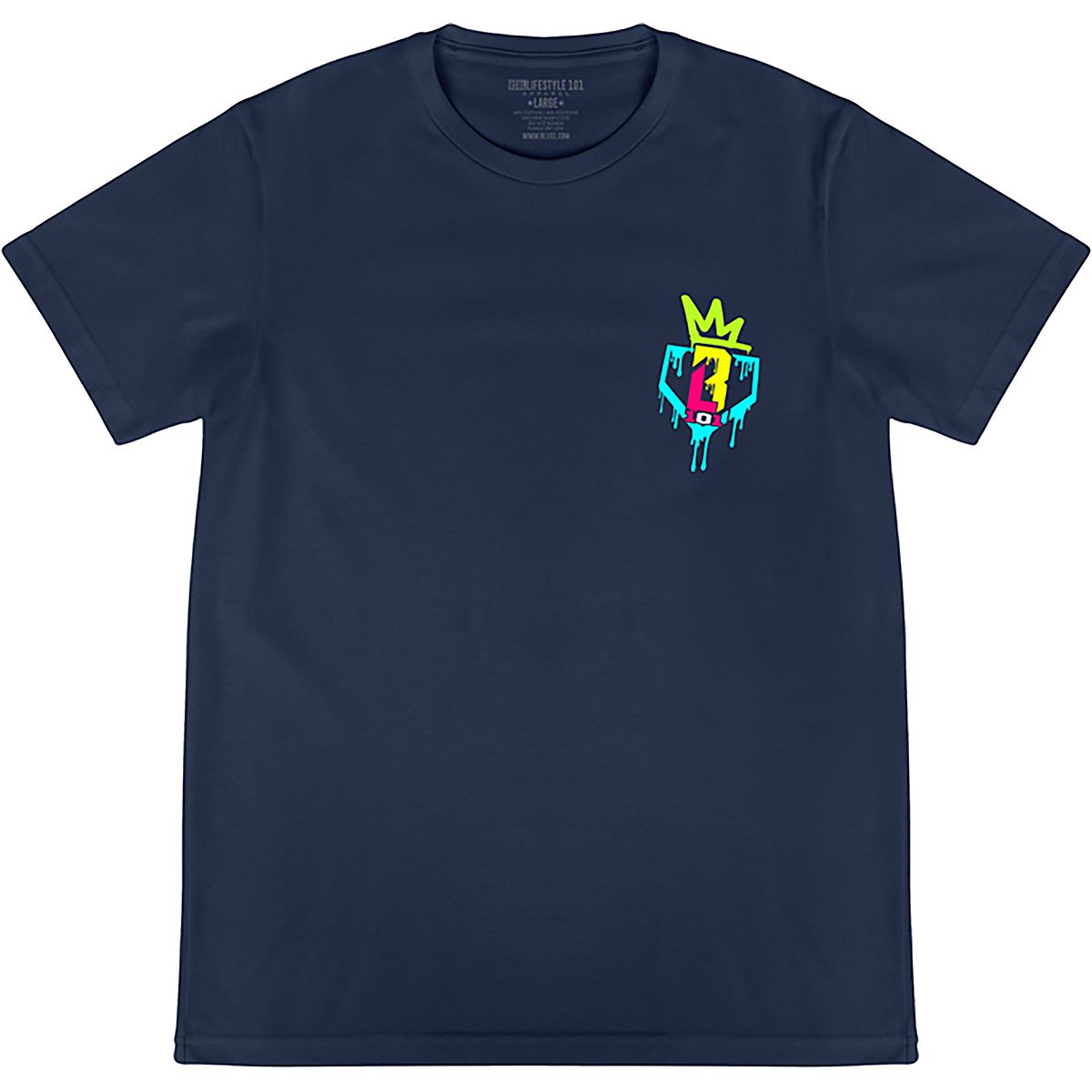 Baseball Lifestyle 101 Adult Graffiti Crown Graphic T-shirt | Academy