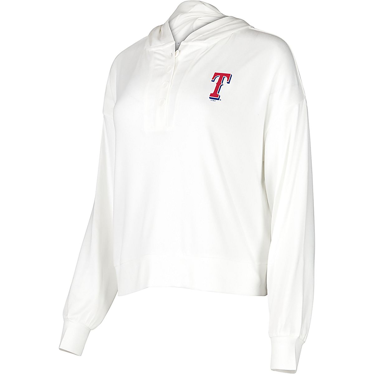 Concepts Sport Women's Texas Rangers Quartz Long Sleeve Hooded Top ...