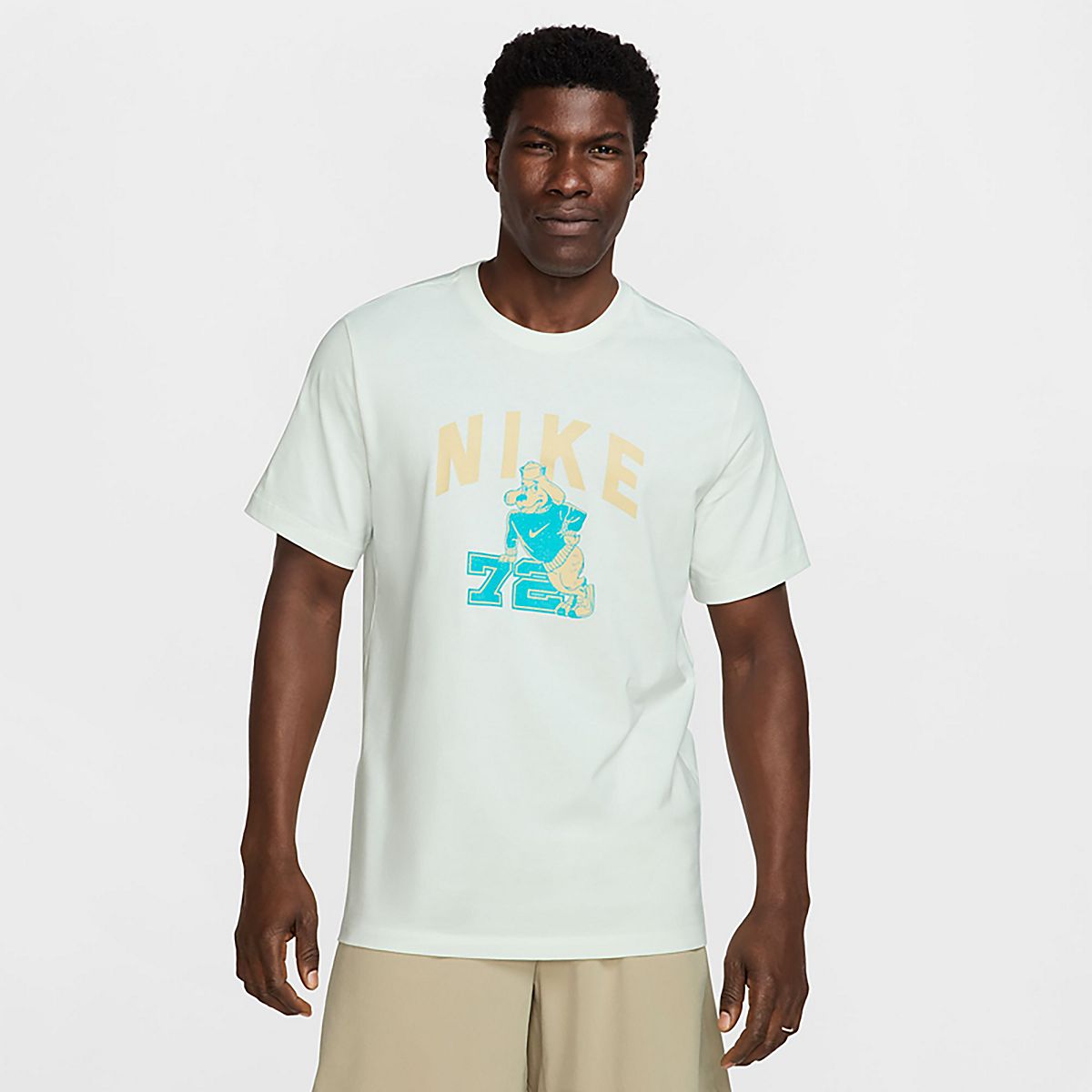 NIKE DRI-FIT Tシャツ ブルー チェック柄 XL Nike Men's Wildcard SP25 Fitness T-shirt | Academy