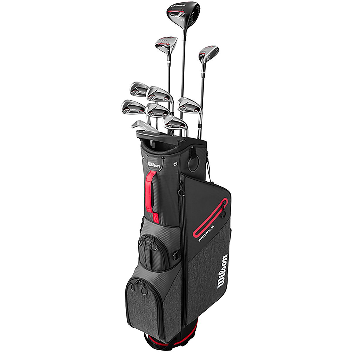 Driver Da Golf Wilson Profile Mens Singolo - Bastone Da Golf Uomo, Colore Rosso E Nero, Standard