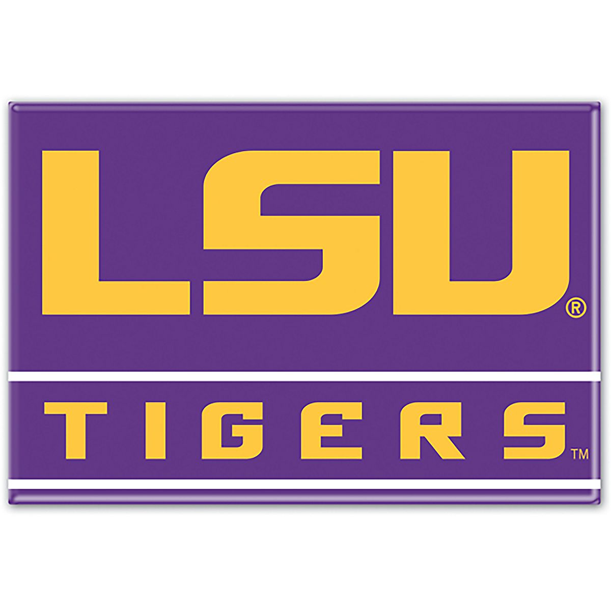 WinCraft Louisiana State University 2 in x 3 in Primary Fridge Magnet ...