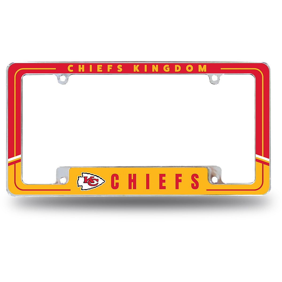 Tag Express Chiefs Vintage Team Auto Chrome License Plate Frame | Academy