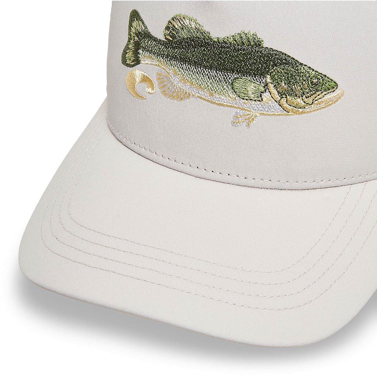 Costa Del Mar Bass Stitched Trucker Hat - Unisex Lightweight Cotton Hat For Fishing & Outdoors