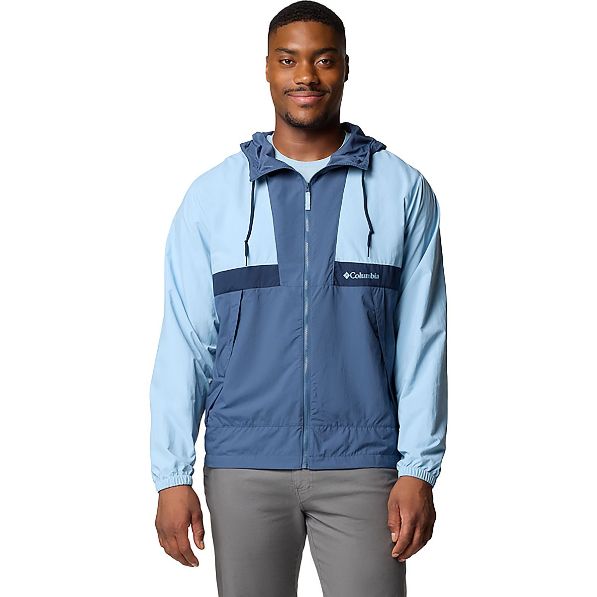 Columbia Sportswear Men's Valley Hooded Windbreaker Academy