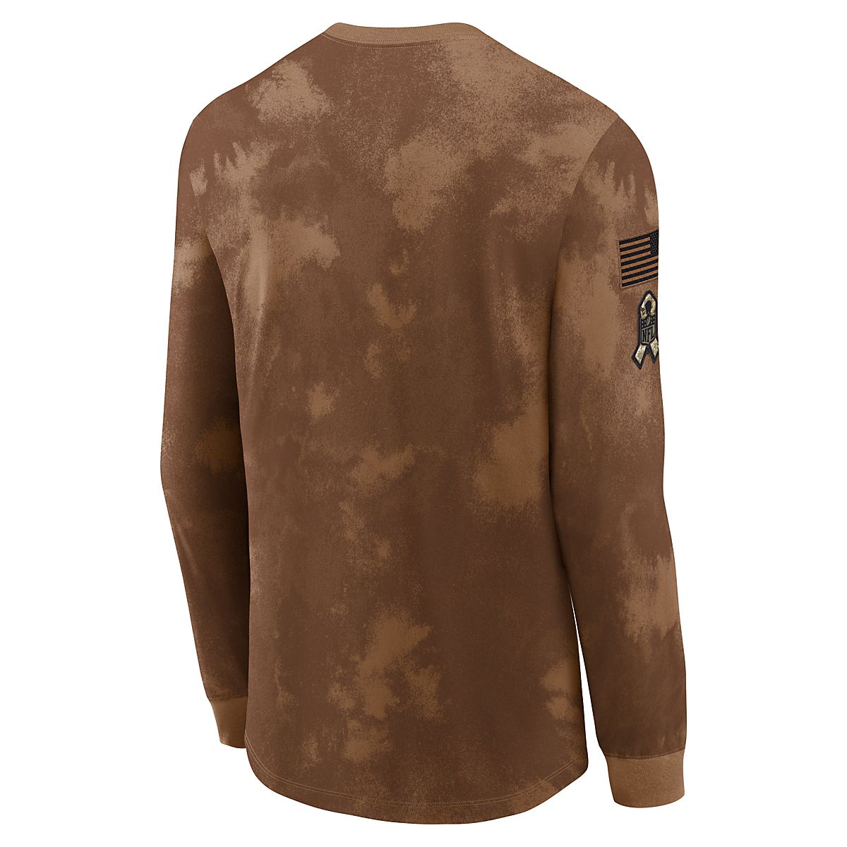 NIKE NFL チーフス ロングTシャツ M ブラウン ミリタリーデザイン Nike Men's Kansas City Chiefs Salute to Service Long Sleeve T
