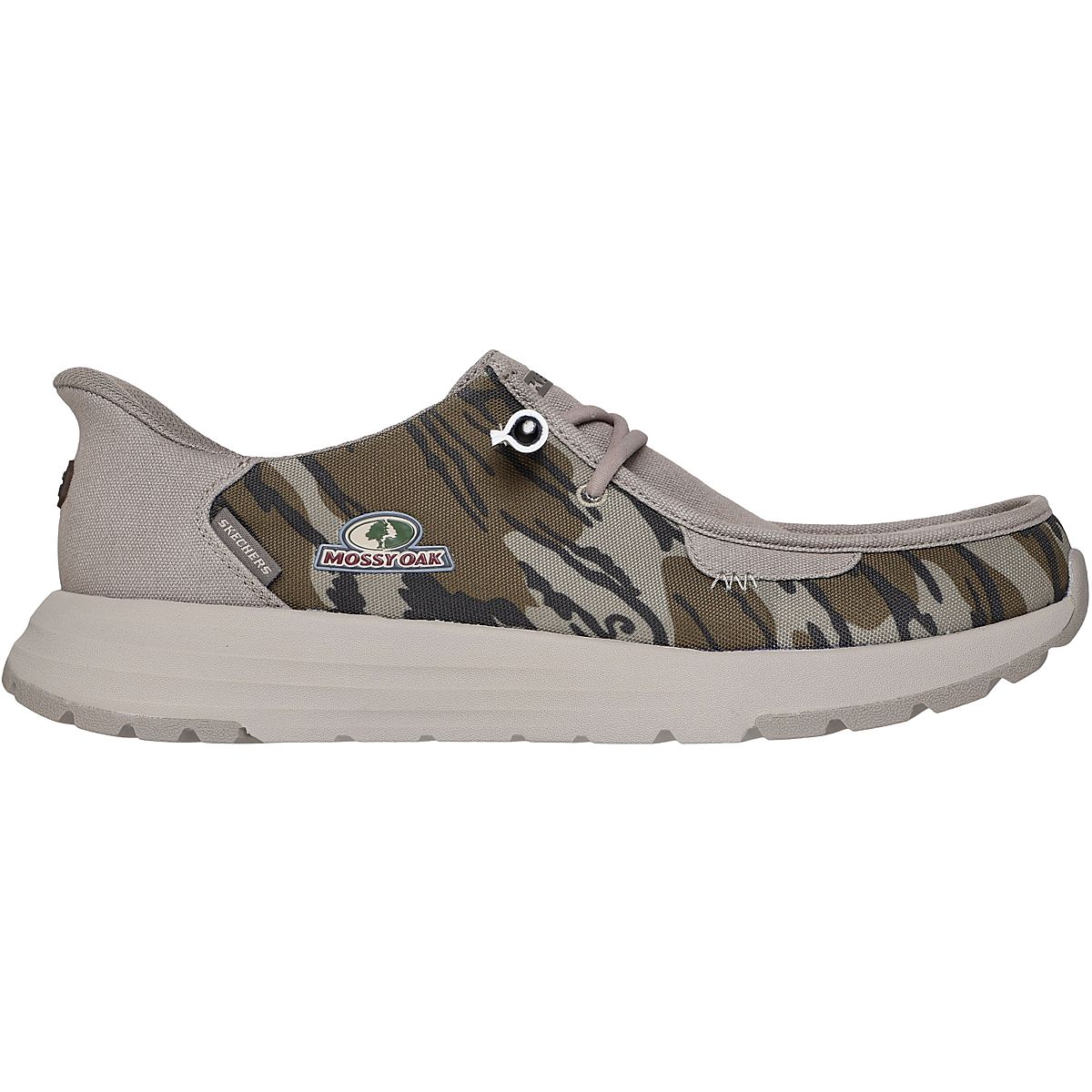 SKECHERS Men's Kornell Mossy Oak Slip-in Moc Toe Shoes Academy
