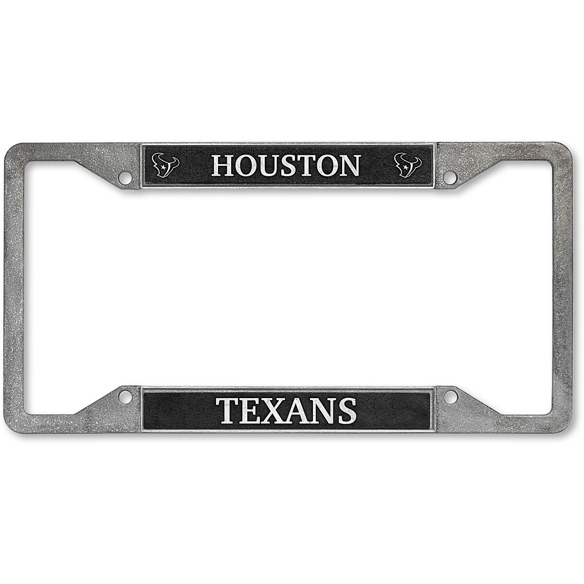 Rico Industries NFL Football Houston Texans Pewter License Plate Frame