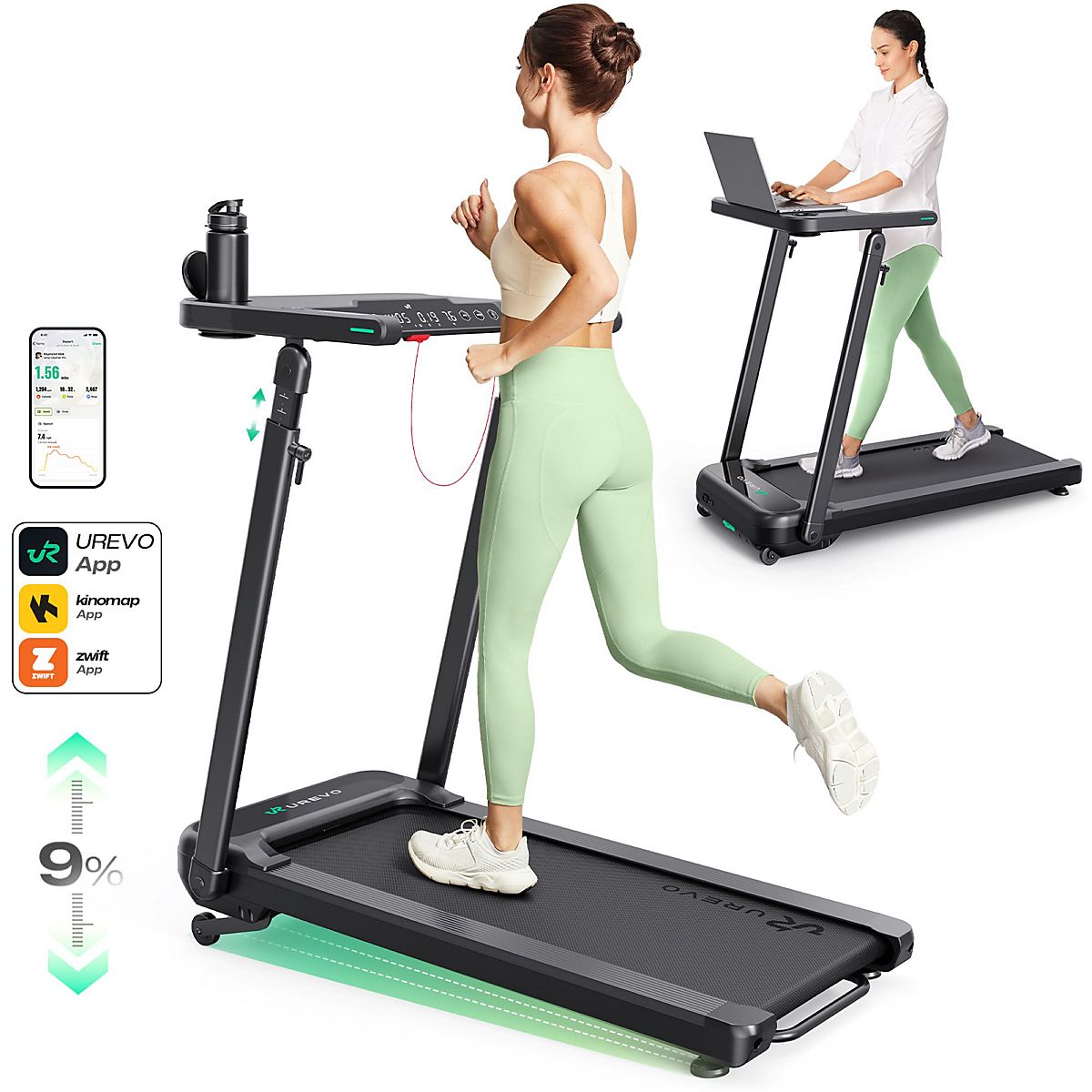 UREVO Foldi 3S Treadmill Academy