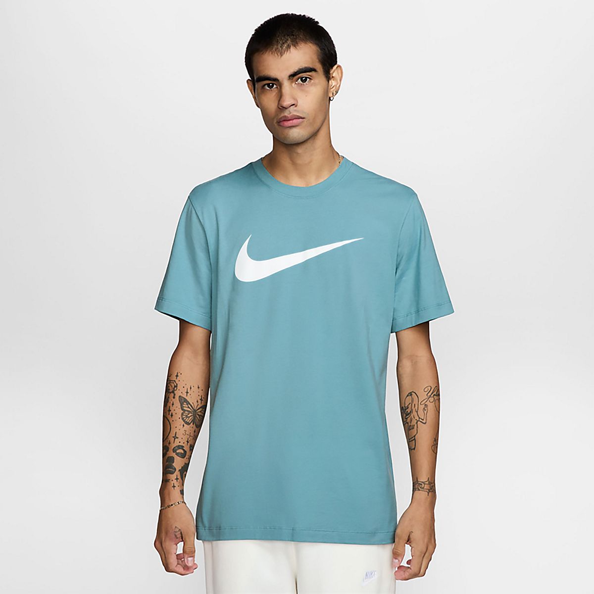 ★★送料無料★★NIKE★MEN'S HOLOGRAM SWOOSH T-SHIRT Men's Nike Festival Print T Shirt Black White Hologram